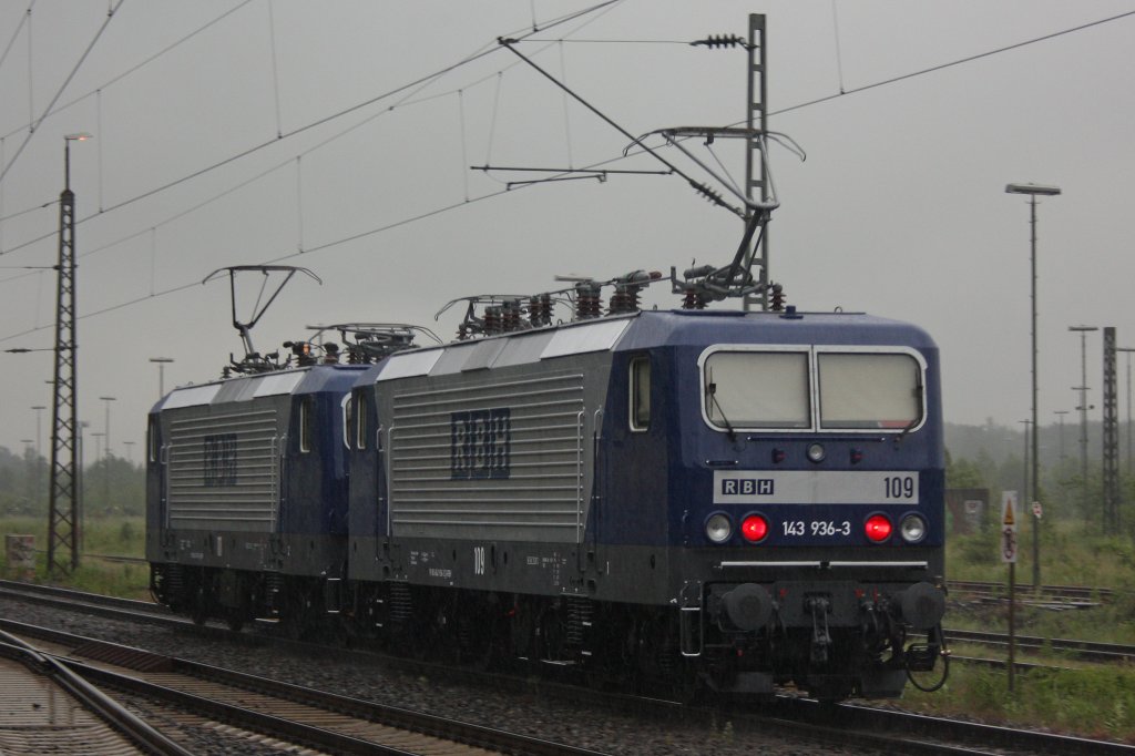 RBH 109 und 111 am 4.6.12 in Duisburg-Bissingheim.