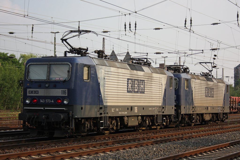 RBH 116 und 114 am 22.5.12 in Dsseldorf-Rath.