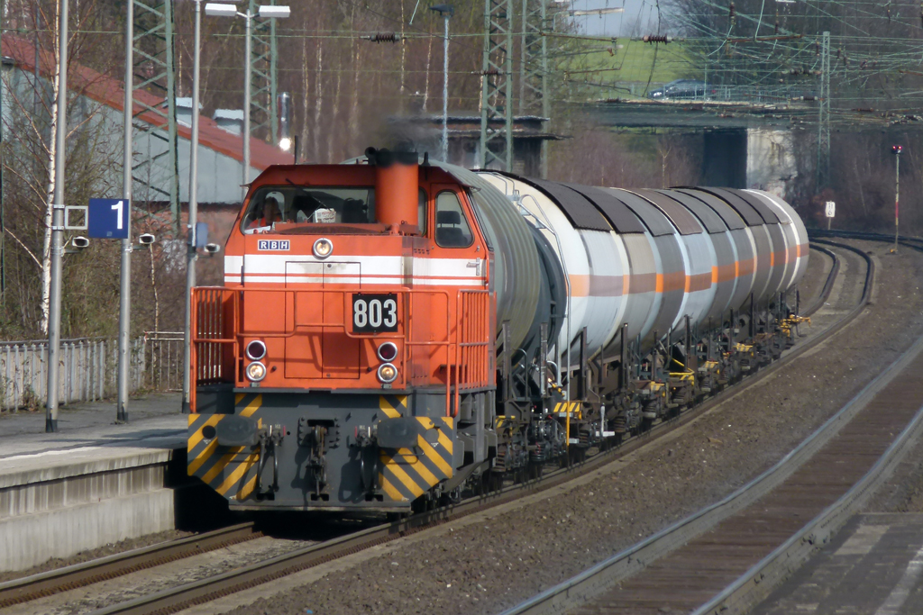 RBH 803 bei der Durchfahrt in Recklinghausen 12.3.2011