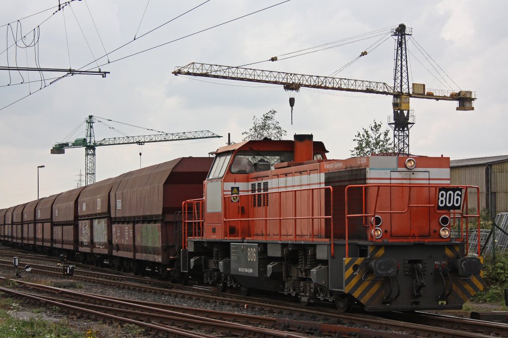 RBH 806 am 9.8.10 in Duisburg-Ruhrort Hafen