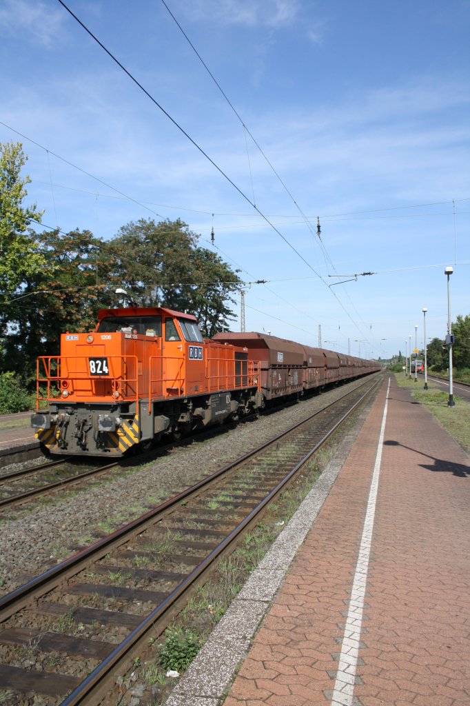 RBH 824 am 17.09.2009 in Moers Hbf.