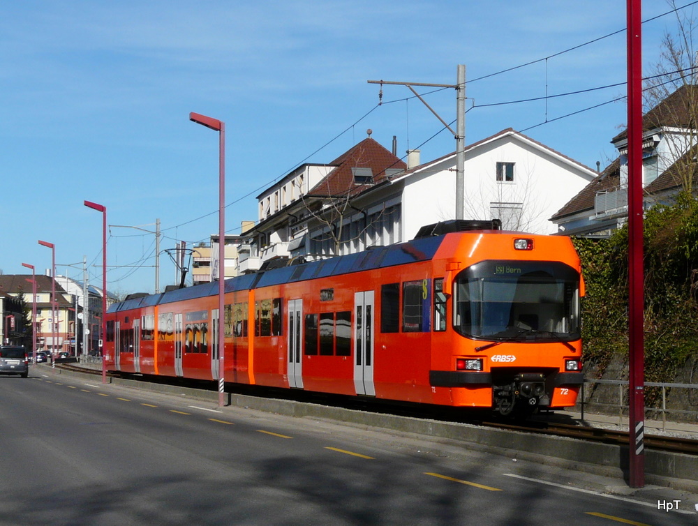 rbs - Nachschuss vom Be 4/12  72 (ex ABe 4/12  72 ) unterwegs als Regio nach Unterzolloikofen am 06.02.2010