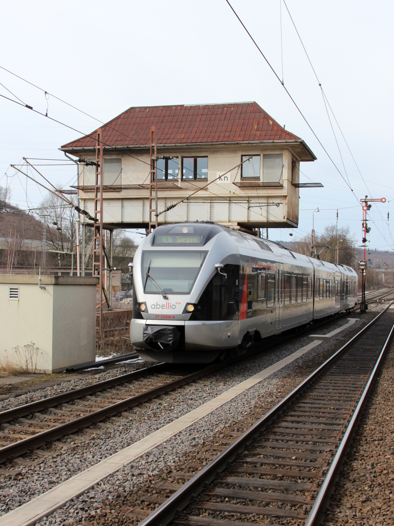 RE 16  Ruhr-Sieg-Express  (Essen Hbf - Siegen Hbf). Kreuztal. 16.03.2013.