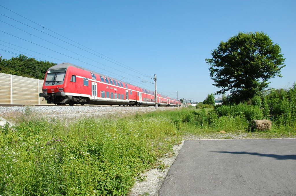 RE 35928 Mnchen-Nrnberg am 16.06.09 in Dachau km 16,1