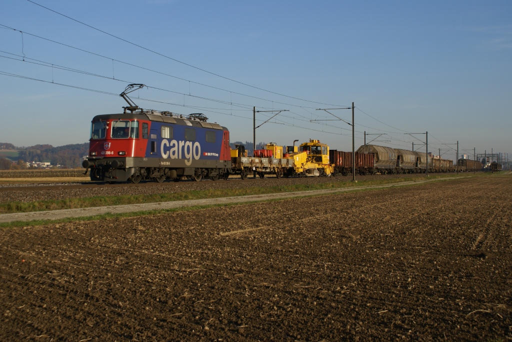 Re 430 356-6 verlsst am 31.10.10 Dottikon-Dintikon