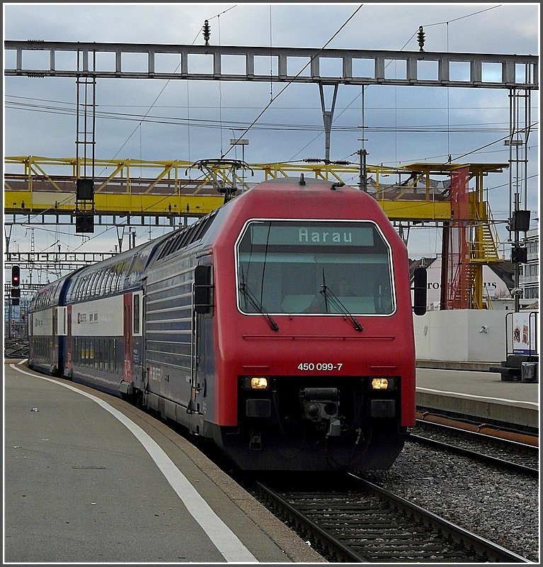 Re 450 099-7  Volketswil  fotografiert am 27.12.09 im Hauptbahnhof von Zrich. (Jeanny)