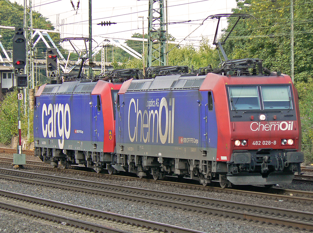 Re 482 028-8 in Kln-West am 30.07.2010