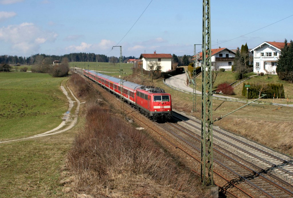 RE Mnchen - Salzburg bei Lauter am 20.03.2011