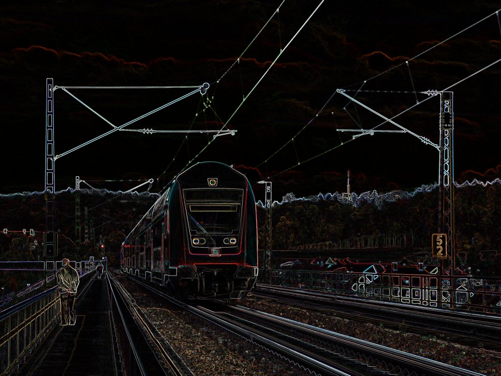 RE von Mnchen Hbf nach Nrnberg Hbf am 05.11.2009 bei der berquerung der Donau kurz nach Regensburg.