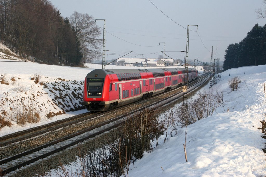 RE Salzburg - Mnchen bei Stra am 30.01.2011