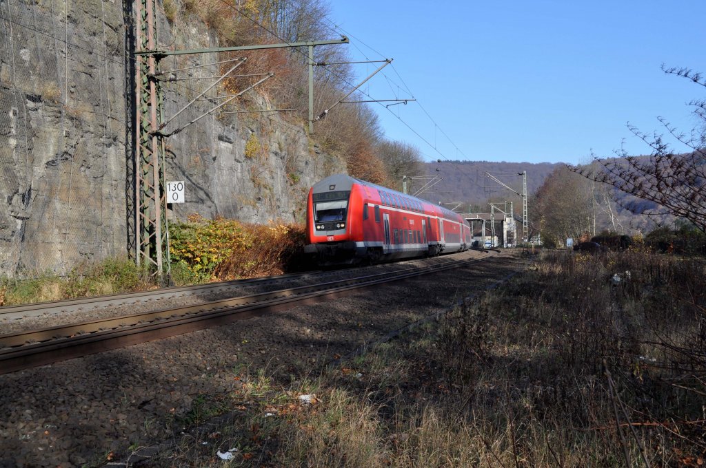 RE7 auf der fahrt in richtung Kln in Ennepetal(Gevelsberg) (12.11.2011)