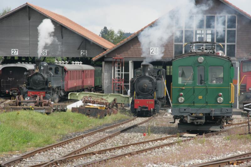 Reges Treiben am Depot in Pr-Petitjean; 18.09.2010
