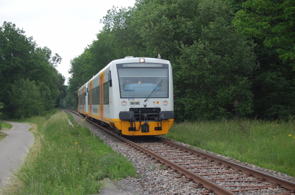 Regio-Shuttle RS1 (Schnbuchbahn) am 27. Mai 2012 bei Holzgerlingen