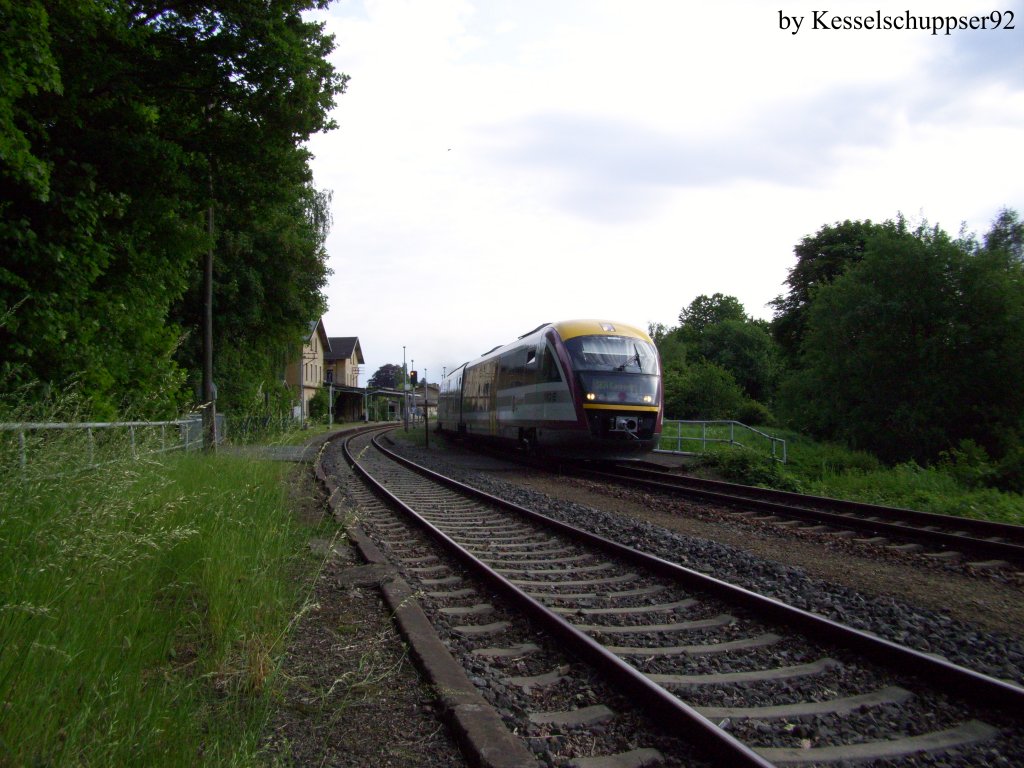 Regionalbahn nach Kamenz im Bahnhof Grorhrsdorf