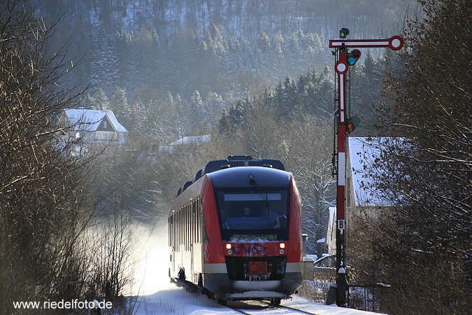 Regionalbahn im Volmetal bei Br�gge