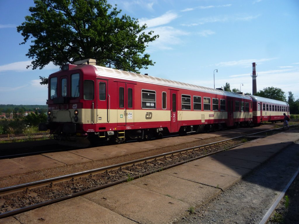 Regionalzug, 842 031-7, Slavkov u Brna, 5.7 2010