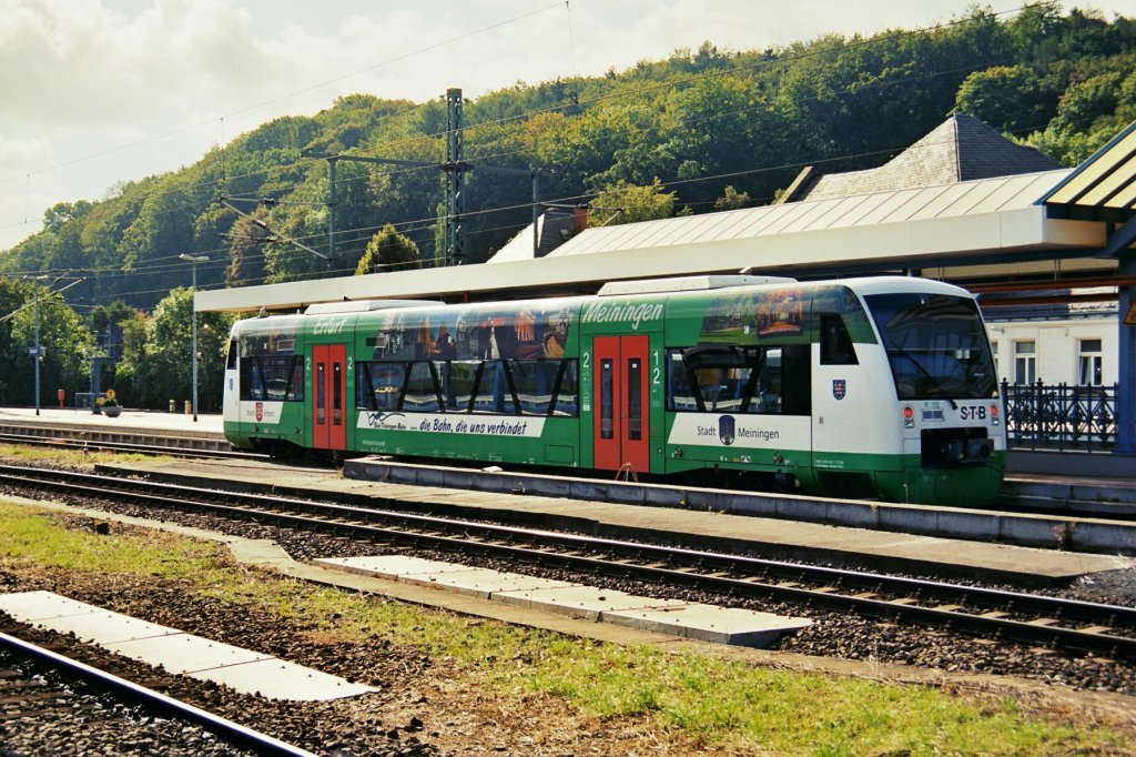Regioshuttle von Meiningen kommend in Eisenach am 07.09.11