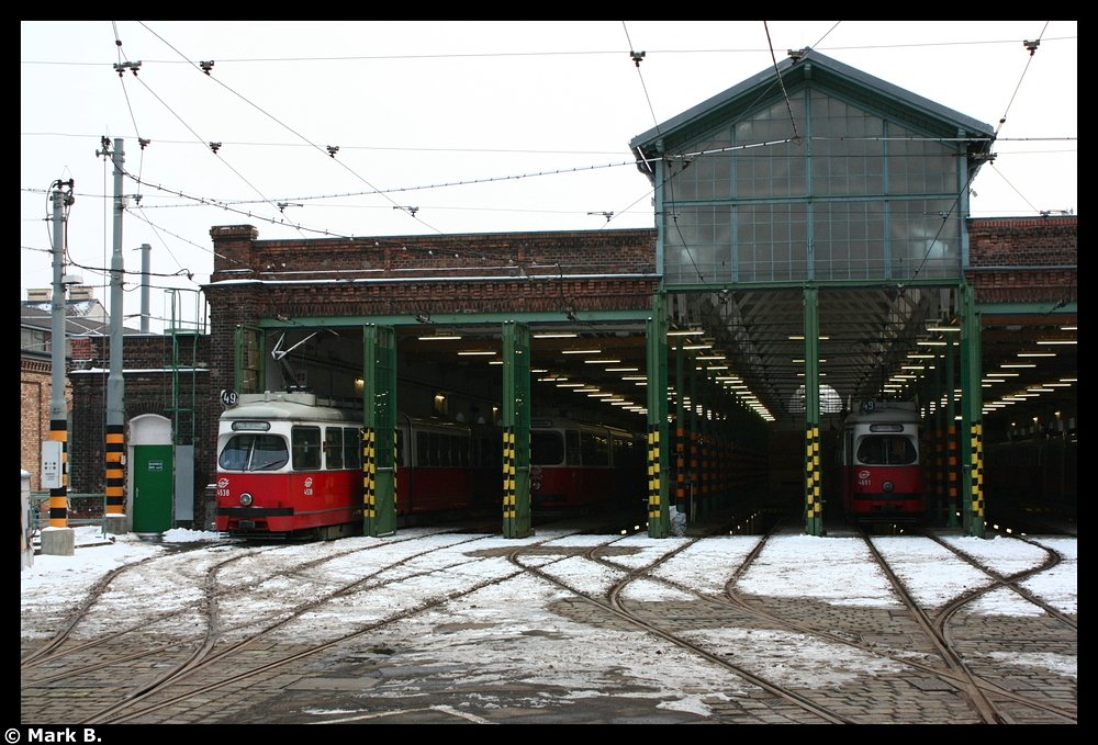 Remise Rudolfsheim. (Abkrzung RDH) Aufgenommen am 13.02.10
