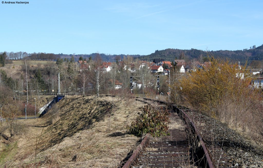 Reste der Strecke Rottweil-Schmberg (Balingen) bei Rottweil 6.2.11