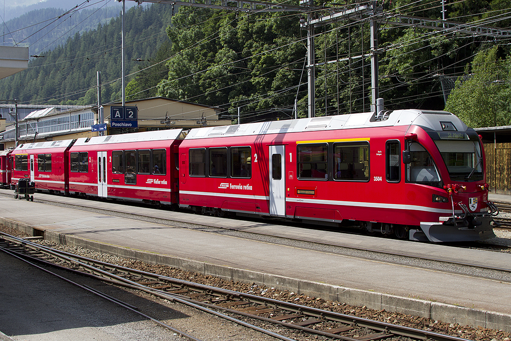 RhB, ABe 8/12, 3504, 30.06.2012 Poschiavo 




