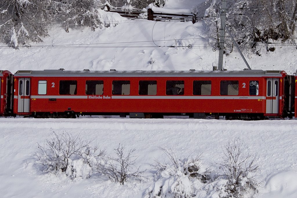 RhB, B, 2448 Graubuenden, 02.12.2009 Filisur


