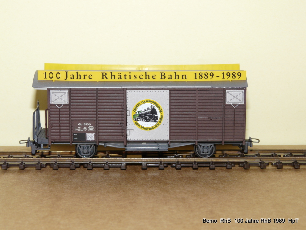 RhB - Bemo Modell Gterwagen Gb 5100