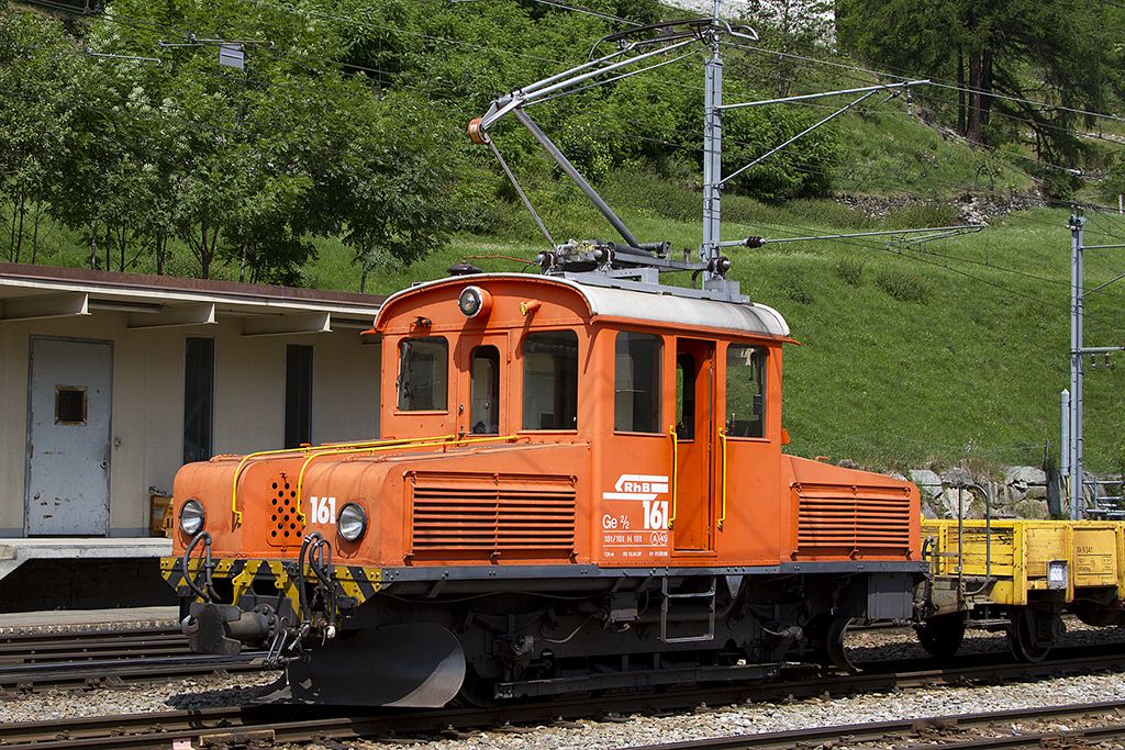 RhB, Ge 2/2, 161, 30.06.2012 Poschiavo



