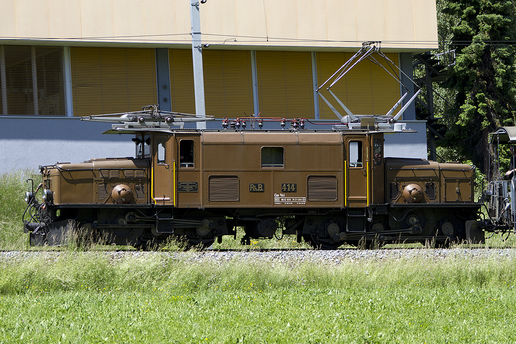 RhB, Ge 6/6I, 414, 16.06.2012 Disentis 


