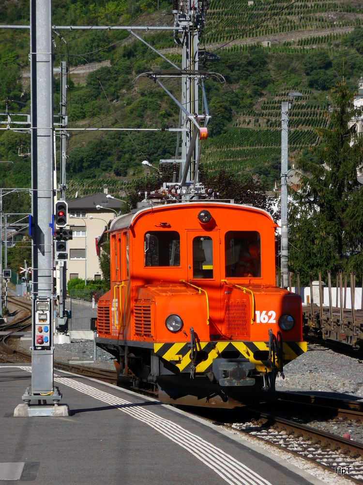 RhB - Rangierlok Ge 2/2  162 in Tirano am 15.09.2010