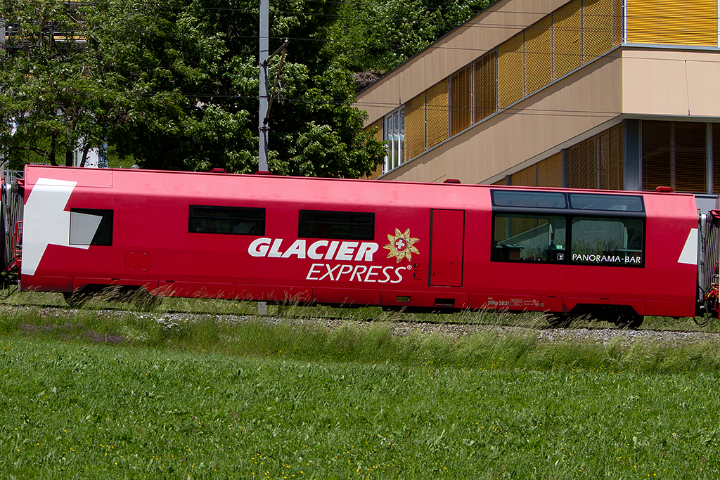 RhB, WRp, 3831, 16.06.2012 Disentis 


