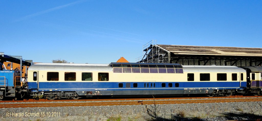 Rheingold Dome Car am 15.10.2011 in Wernigerode, Sonderzug  Brockenhexe ,

