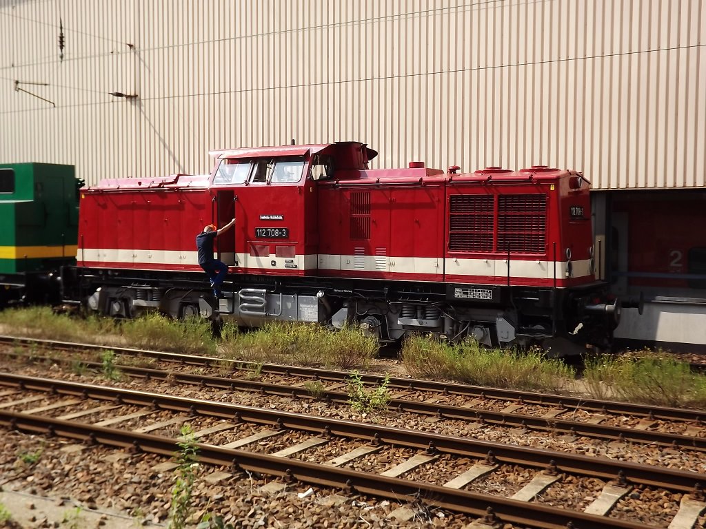 RIS 112 708 steht am 01.09.2011 auf dem Chemnitzer Hauptbahnhof.