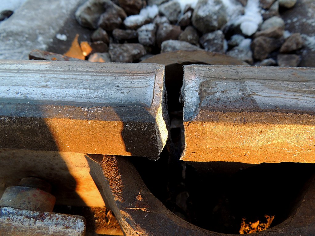 Riss einer Schiene  mit Erzeugungsjahr 1955; 130305