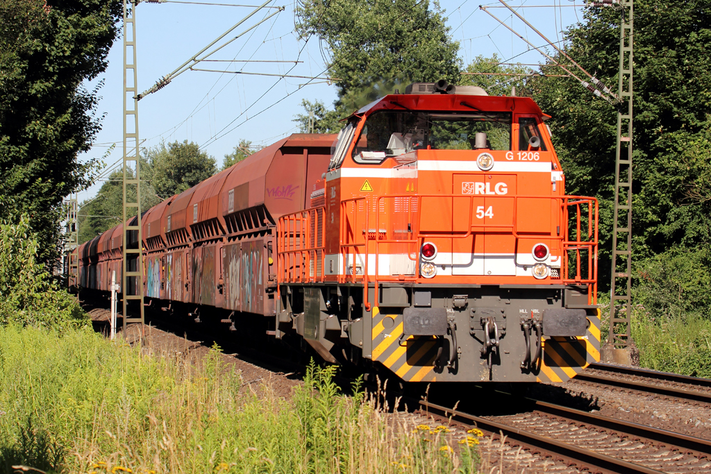 RLG 54 auf der Hamm-Osterfelder Strecke in Recklinghausen 1.8.2013