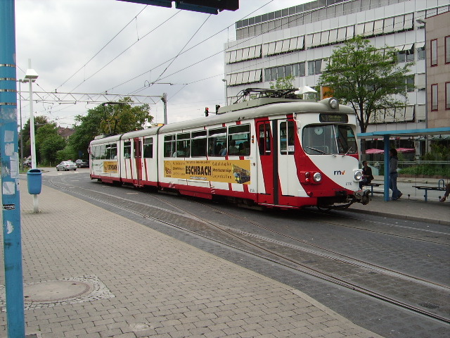 RNV Linie 5 am Heidelberger Hbf am 05.08.10