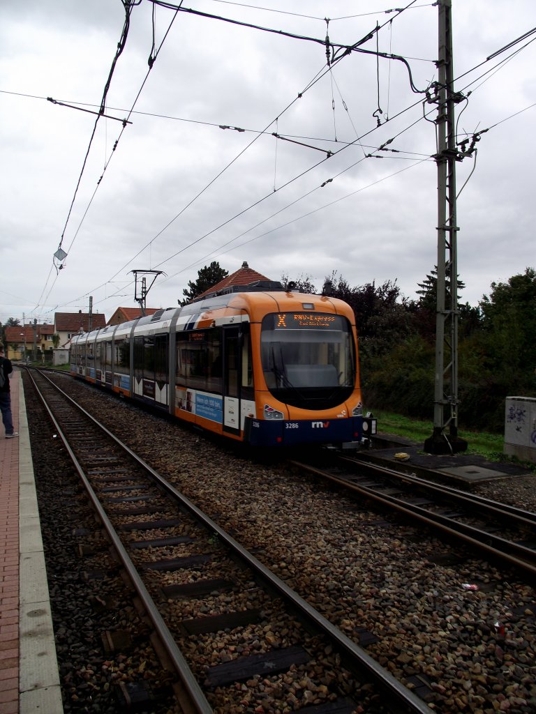 RNV X Express in Ellerstadt Ost am 18.09.11