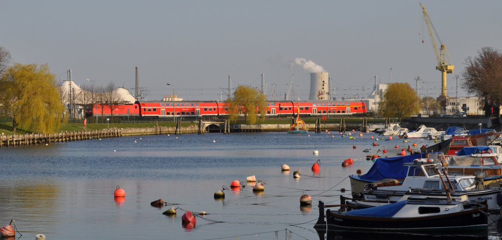 Rostocker S-Bahn in Warnemnde, 17.04.10