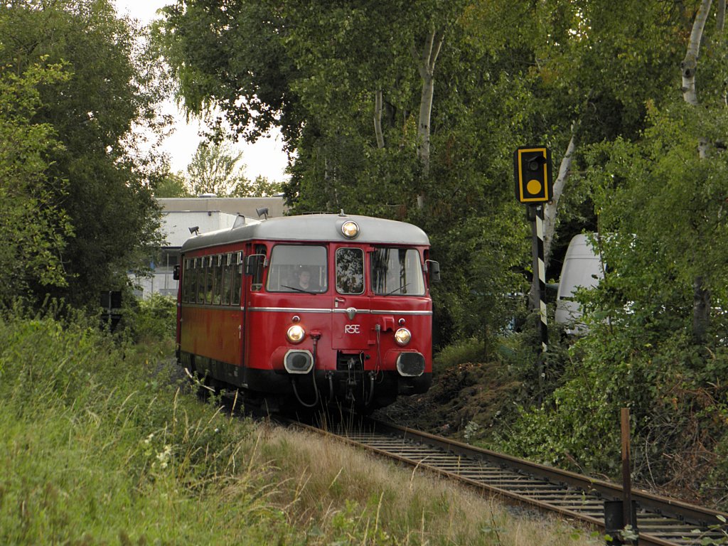 RSE MAN VT25 auf der Hausstrecke in Ptzchen am 10.9.2011