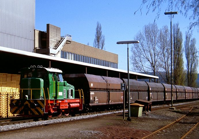 RWK-Lok in Lendringsen im Mrz 1990