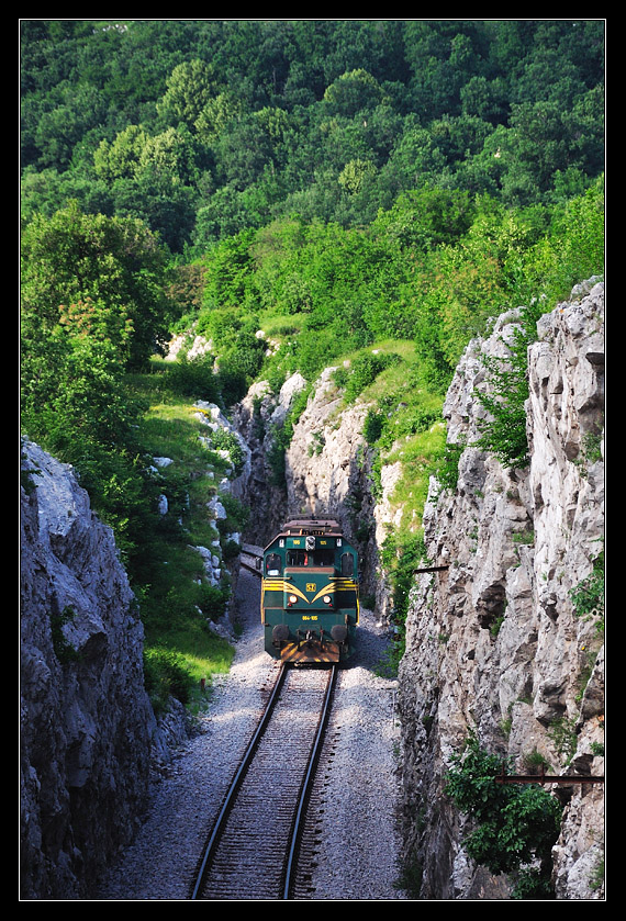 S� 664-105 zwischen Podgorje und Rakitovec auf der Pula-bahn(2.6.2011).