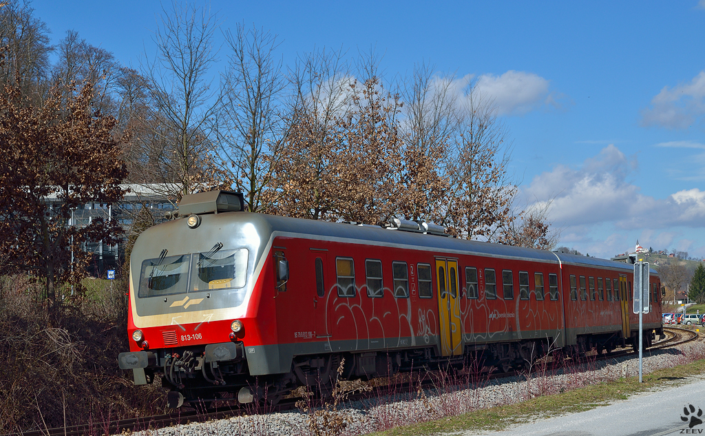 S 813-106 fhrt nahe Terme Olimia Richtung Imeno. /19.3.2013