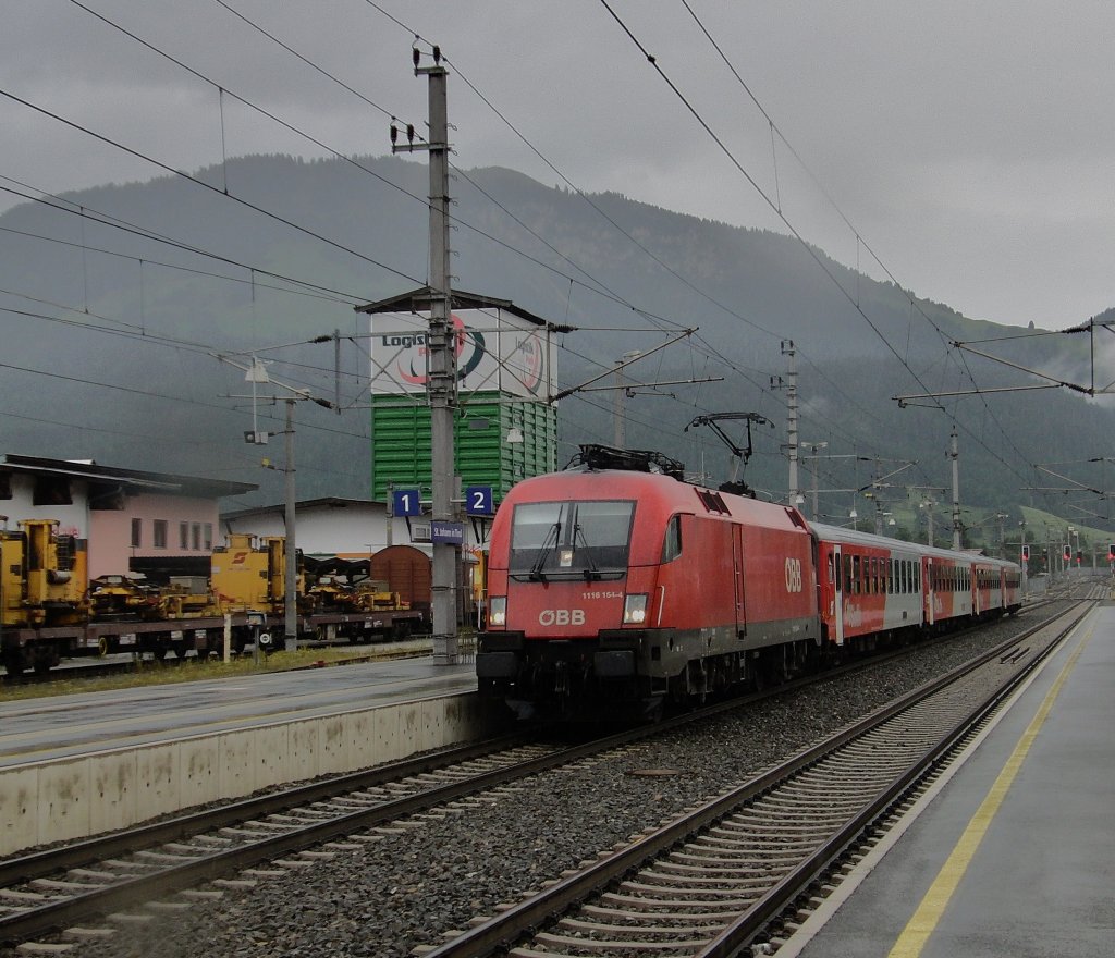 S-Bahn 1116 154 -4 am 17.08.2010 in St.Johann .