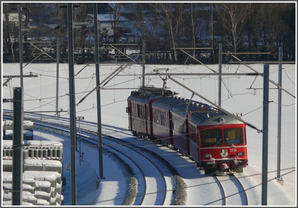 S1 1508 nach Schiers bei Untervaz-Trimmis.(01.02.2010)