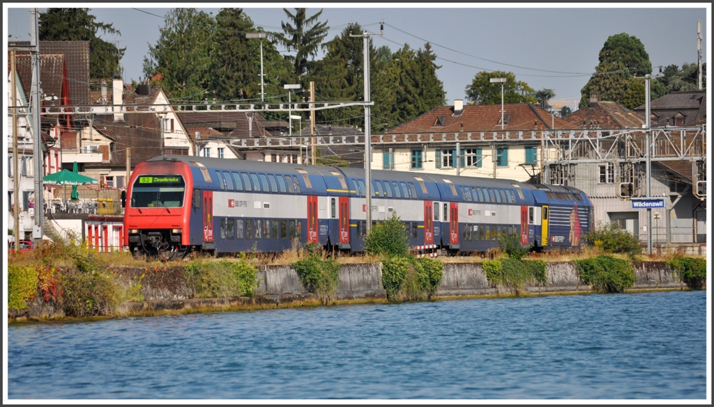 S2 18231 nach Ziegelbrcke verlsst Wdenswil. (21.08.2012)