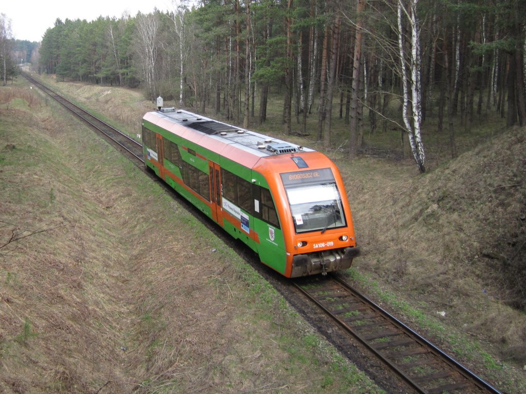 SA106-019 am 14.04.2010 unterwegs nach Bydgoszcz.