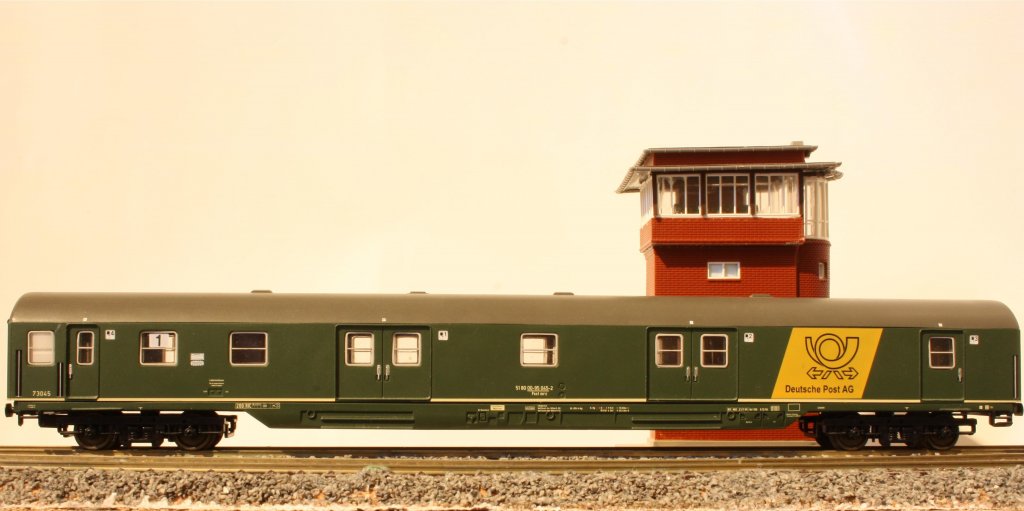 Sachsenmodelle 14637 Bahnpostwagen im Versuchsanstrich 51 80 00-95 045-2 Post mrz vom Bahnhof Mnchen (Special Edition von Conrad)