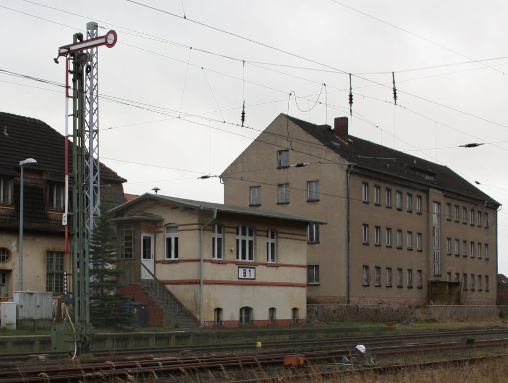 Sassnitz 27.12.2012 Stw B1 und Ausfahrsignal C.