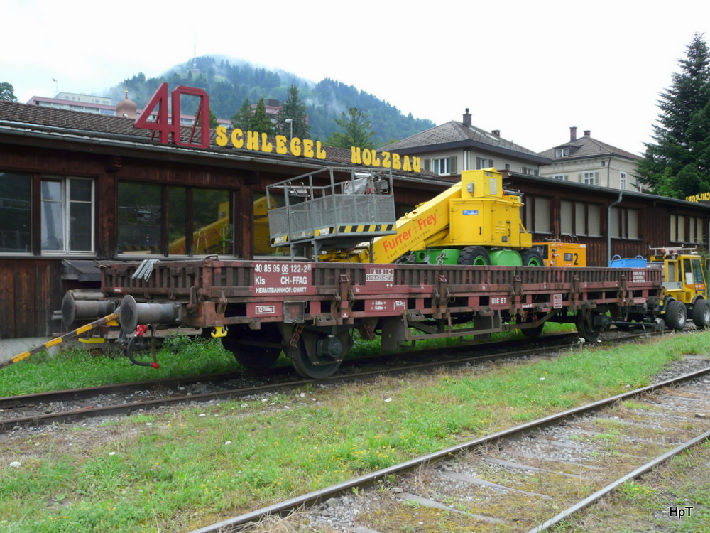 SBB / Furrer & Frey - Dienstwagen Xs 40 85 95 06 122-2 abgestellt in Wattwil am 23.07.2010