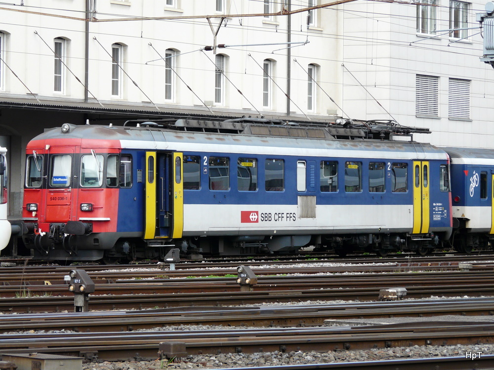 SBB / S-Bahn Zrich - Triebwagen RBe 4/4 540 036-1 in Winterthur am 01.04.2011