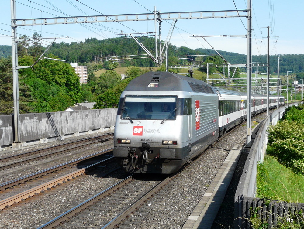 SBB - 460 100-1 mit IR unterwegs bei Liestal am 19.05.2011